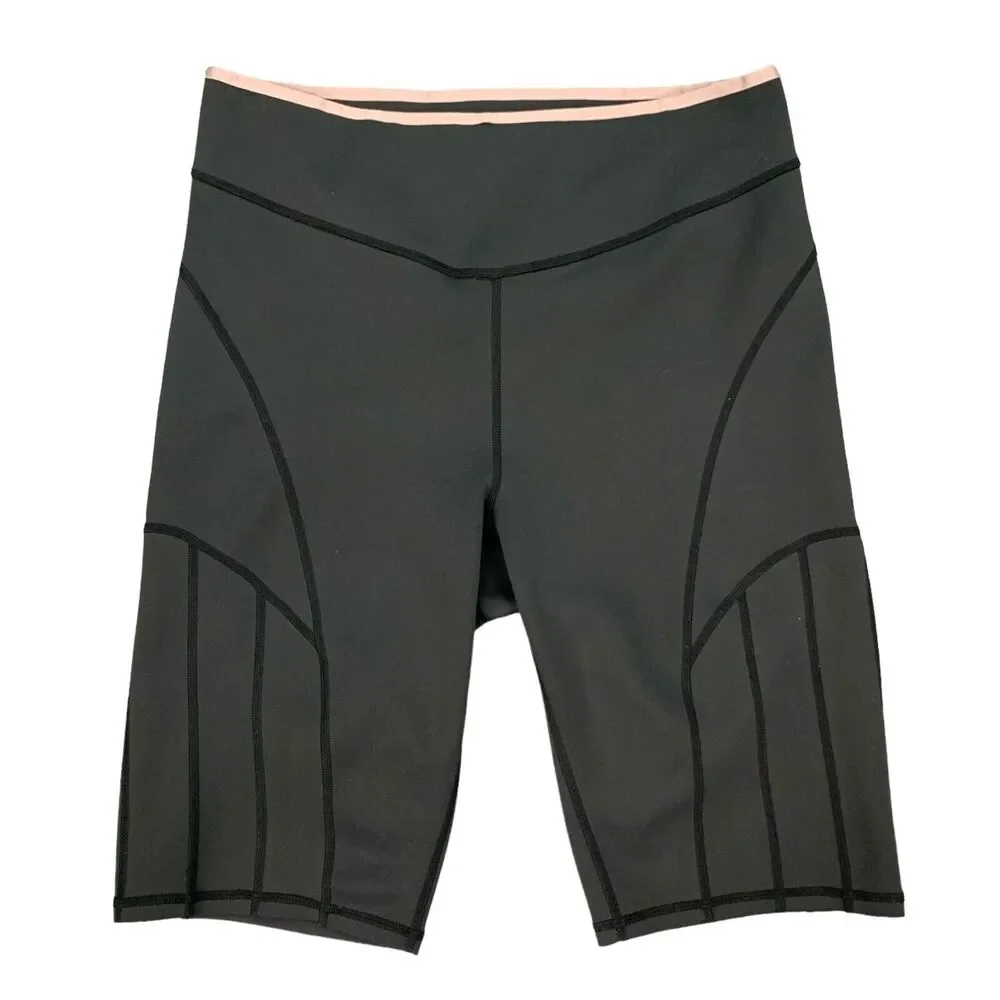 Free People Shorts Womens S Small Black Movement Step Up High Rise Pull On Biker - Picture 1 of 13